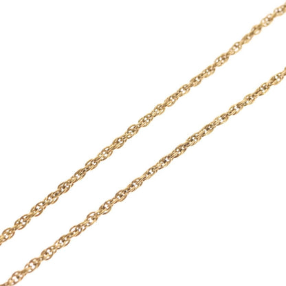 Christian Dior CD Round Pendant Necklace Metal, GOLD, METAL, Necklace
