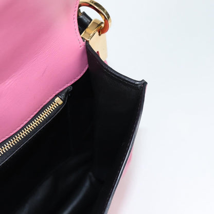 Prada Belle Top Handle Bag City Calf, PINK, LEATHER, Handbag