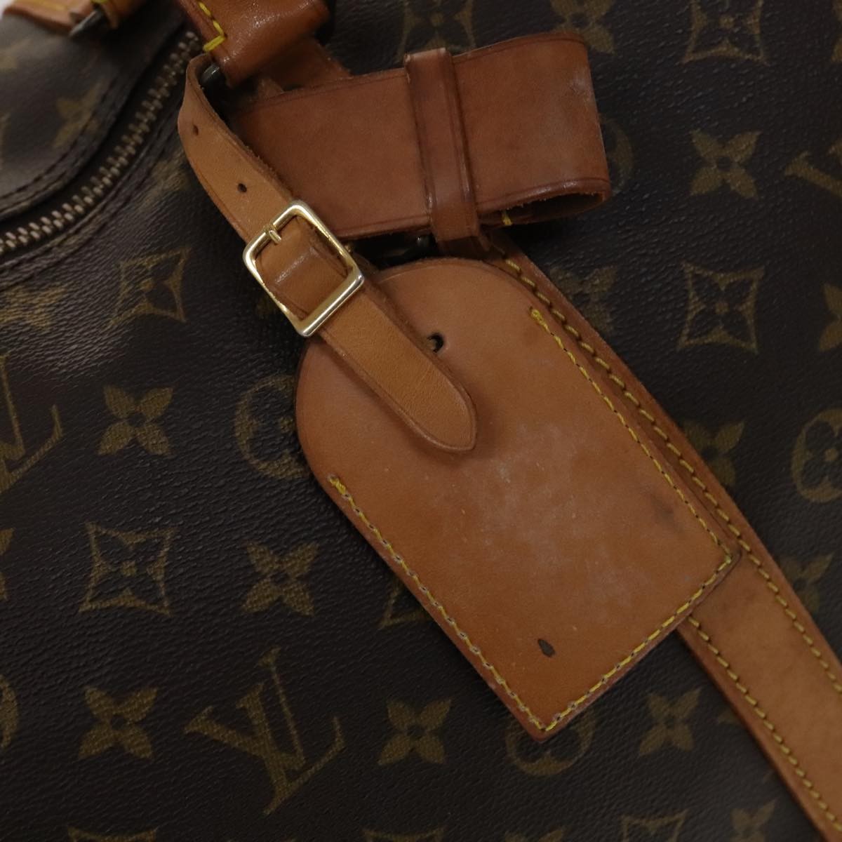 Louis Vuitton Keepall Bag Monogram Canvas, BROWN, CANVAS, Travel bag