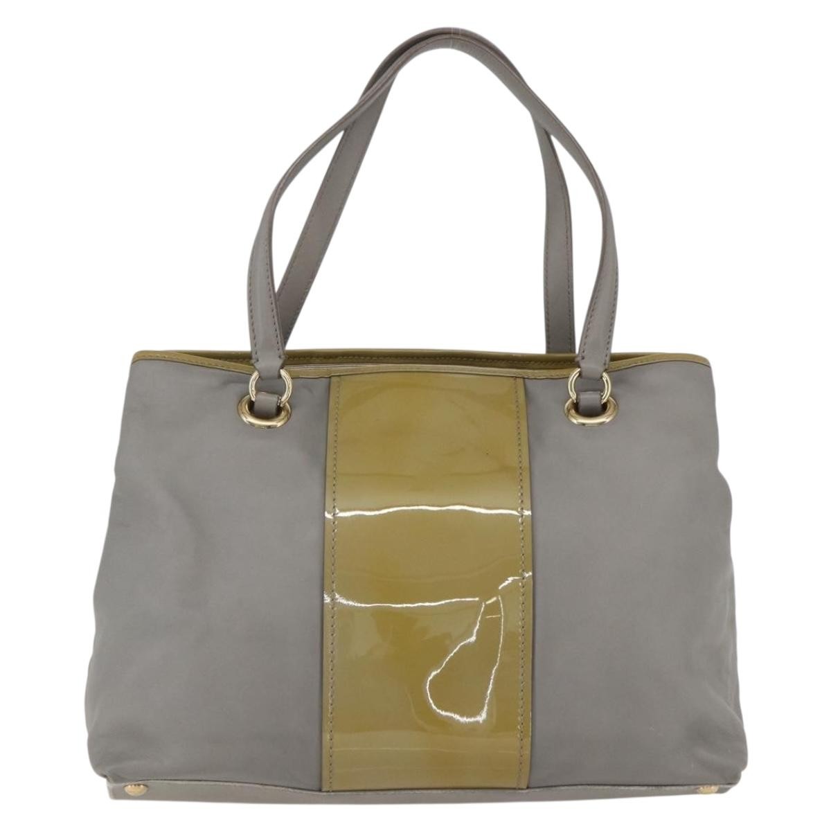 Salvatore Ferragamo Vala tote Leather, GRAY, LEATHER, Tote bag