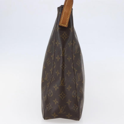 Louis Vuitton Looping Handbag Monogram Canvas, BROWN, CANVAS, Handbag
