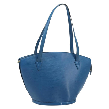 Louis Vuitton Saint Jacques Handbag Epi Leather, Blue, Leather, Shoulder Bag