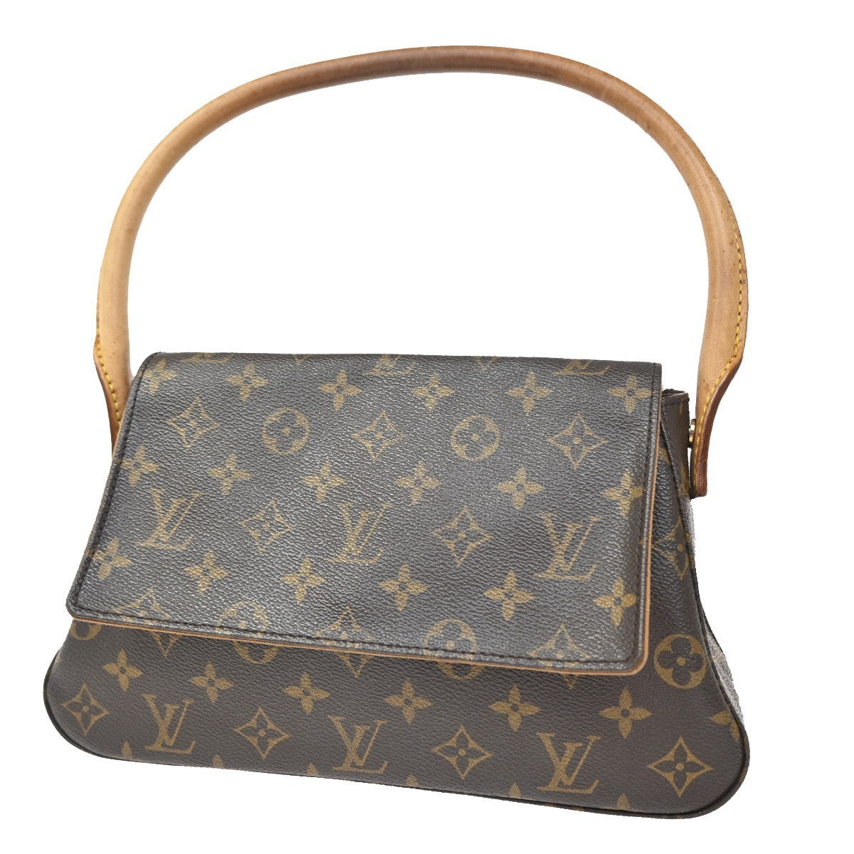 Louis Vuitton Looping Handbag Monogram Canvas, BROWN, CANVAS, Shoulder bag