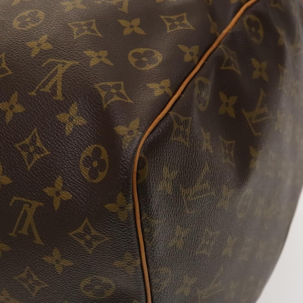 Louis Vuitton Keepall Bag Monogram Canvas, BROWN, CANVAS, Travel bag
