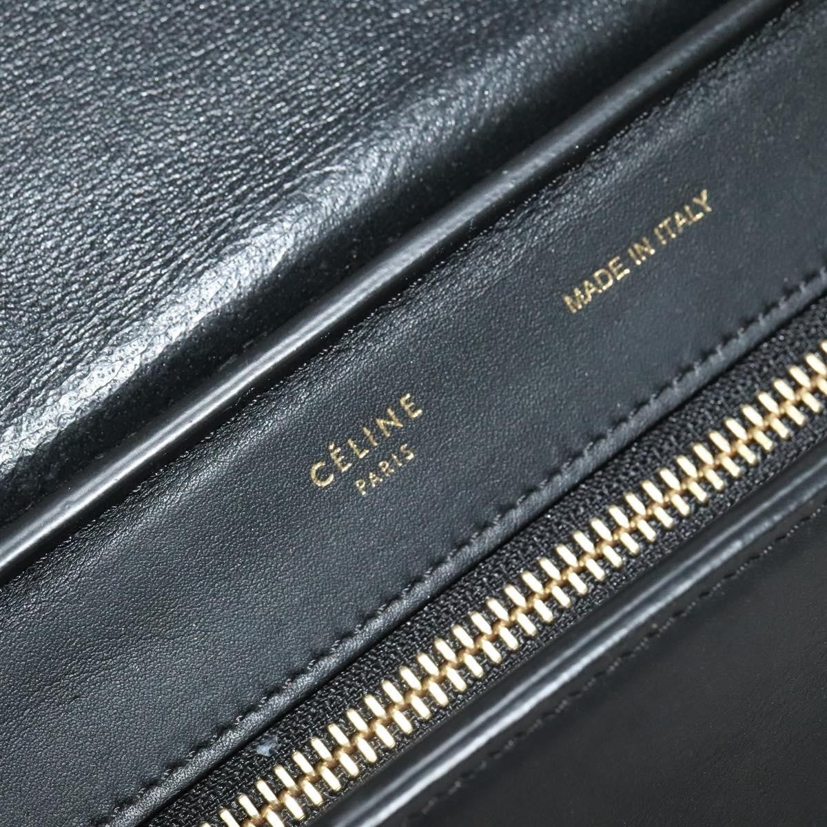 Celine Trapeze Bag Leather, BLUE, LEATHER, Handbag