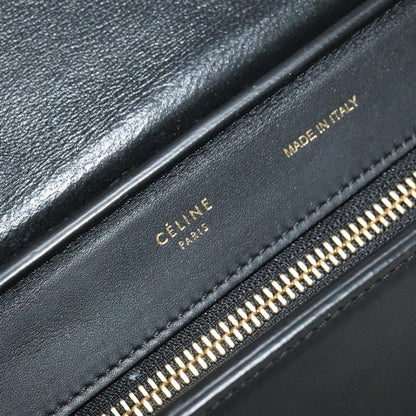 Celine Trapeze Bag Leather, BLUE, LEATHER, Handbag