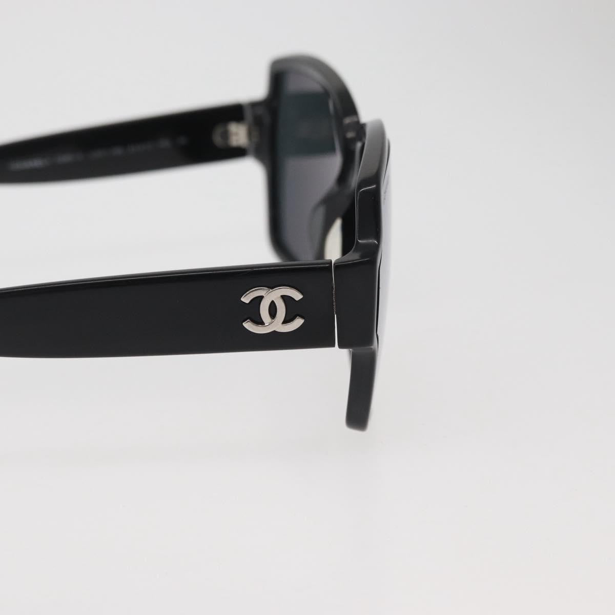 Chanel Logo CC Sunglasses Plastic, Black, Plastic, Sunglasses