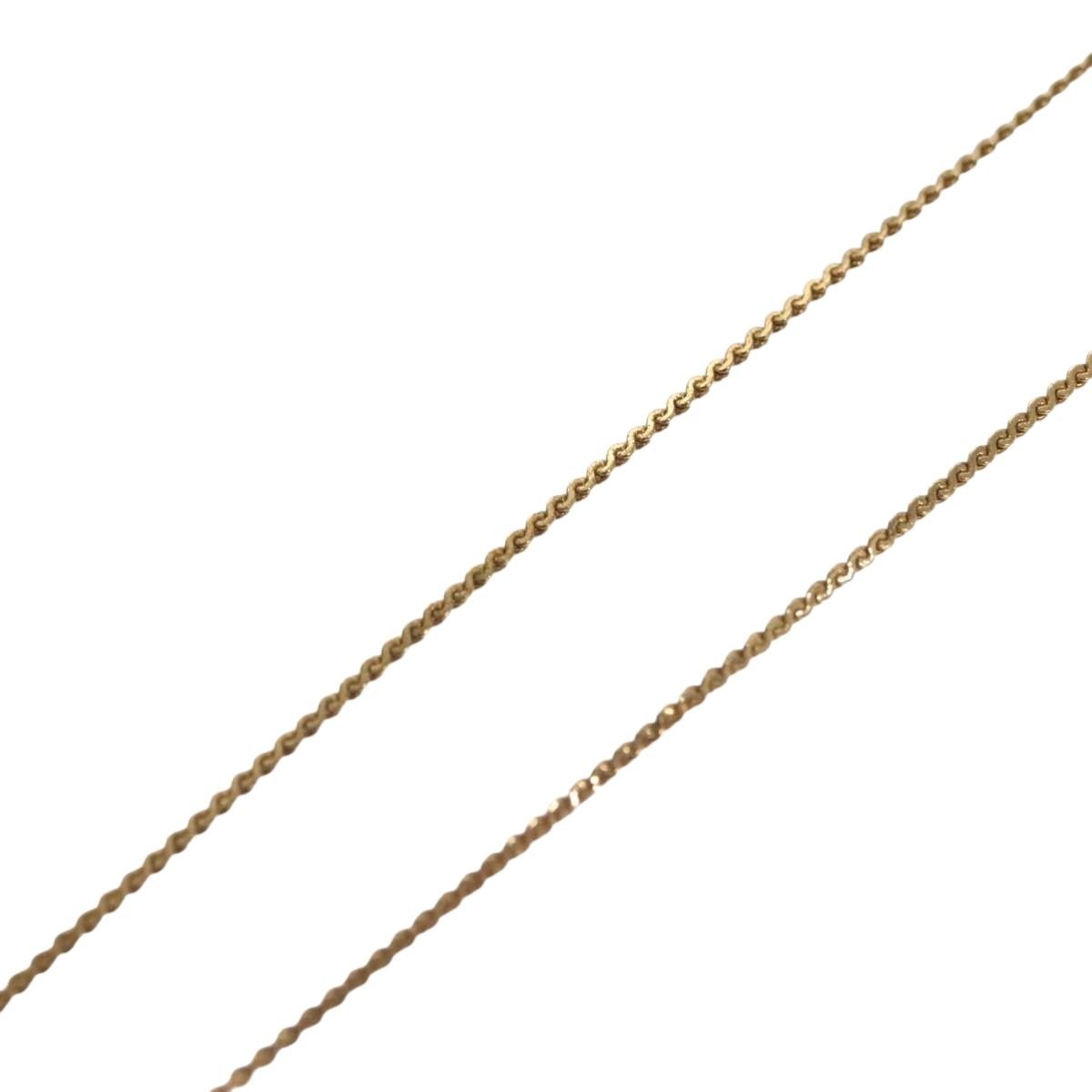 Christian Dior CD Pendant Necklace Metal, GOLD, METAL, Necklace