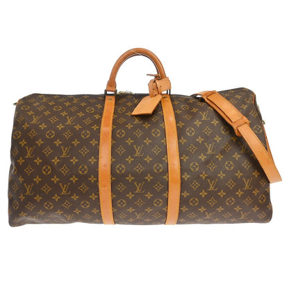 Louis Vuitton Keepall Bandouliere Bag Monogram Canvas, Brown, Canvas, Travel Bag