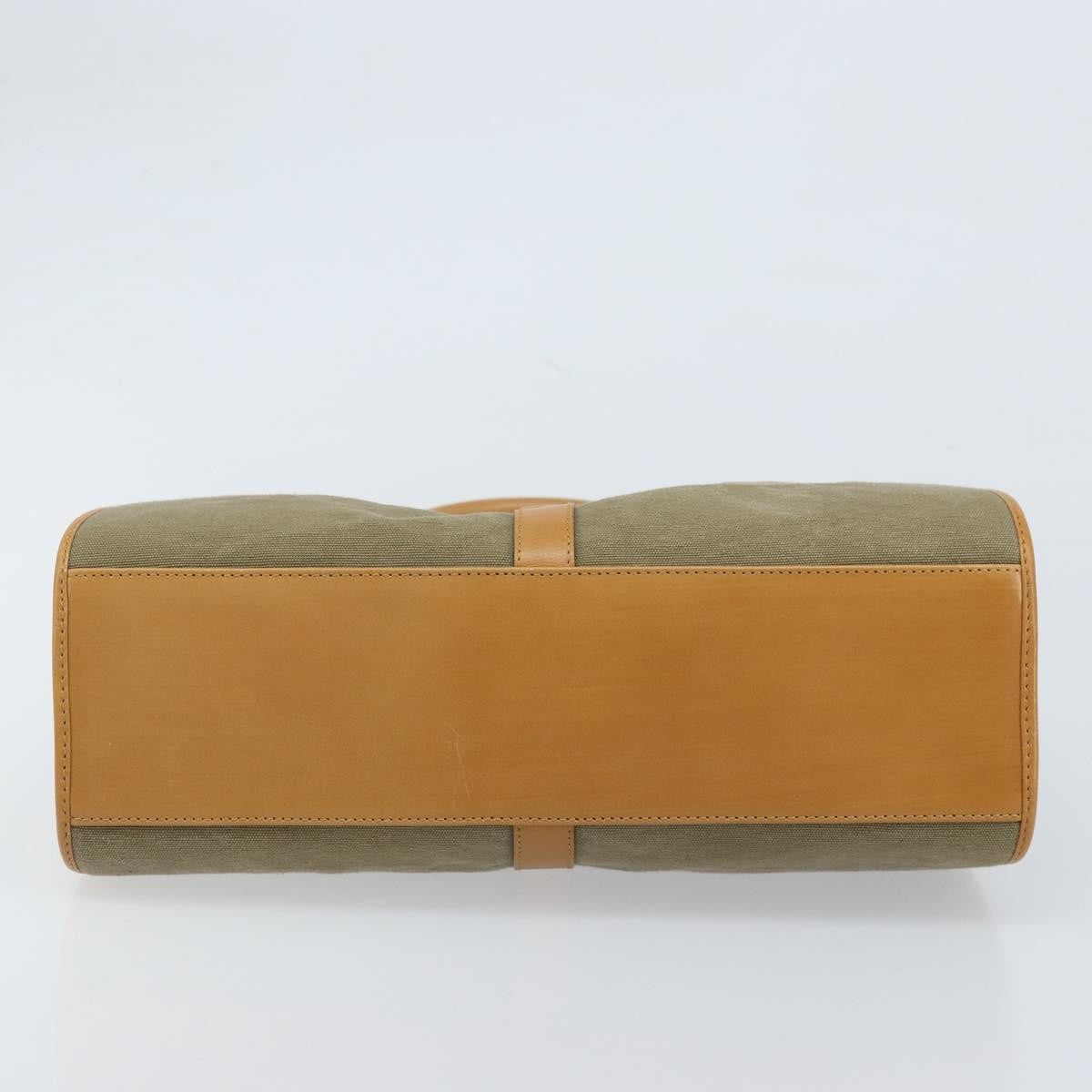 Gucci Vintage Jackie Handbag Canvas, Beige, Canvas, Handbag