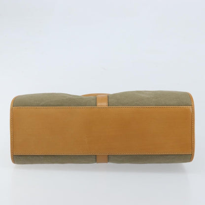 Gucci Vintage Jackie Handbag Canvas, Beige, Canvas, Handbag