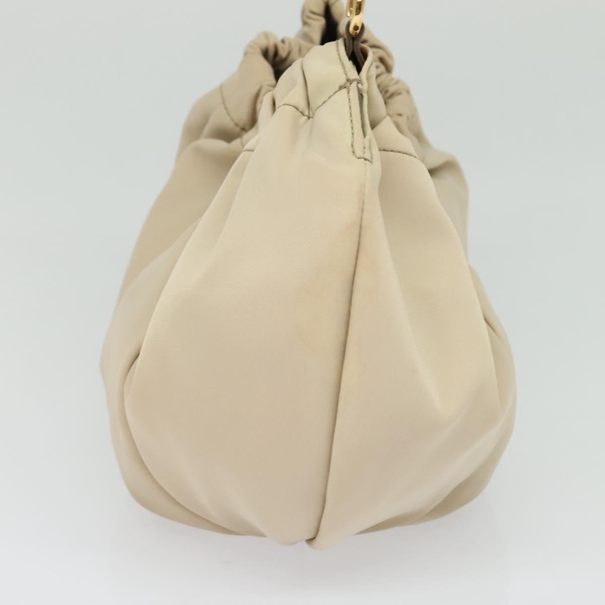 Salvatore Ferragamo Vala Handbag Nylon, BEIGE, NYLON, Handbag
