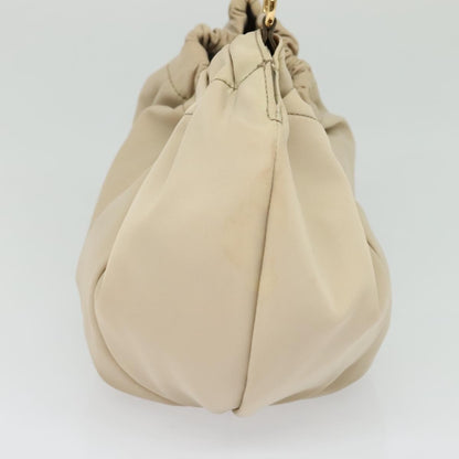 Salvatore Ferragamo Vala Handbag Nylon, BEIGE, NYLON, Handbag