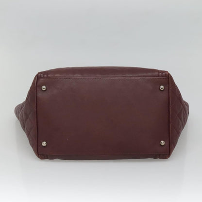 Chanel Coco Bengal Shopping Tote Lambskin, BROWN, LEATHER, Tote bag