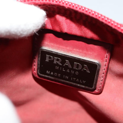 Prada Front Pocket Messenger Bag Tessuto, Red, Nylon, Shoulder Bag