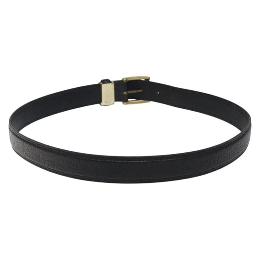 Christian Dior Vintage Oversized Belt Metal and Leather, BLACK, LEATHER, Belts