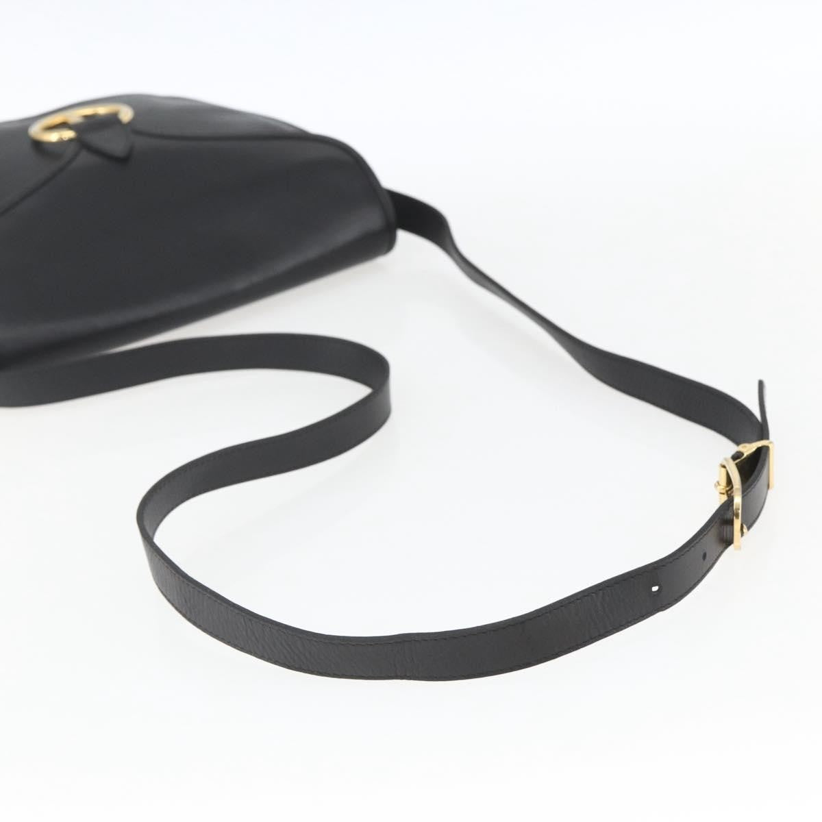 Christian Dior Bobby Flap Bag Whipstitch Leather, BLACK, LEATHER, Shoulder bag