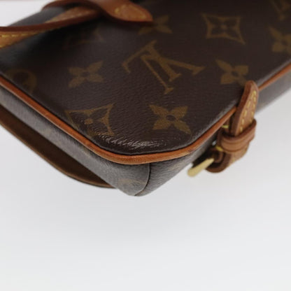 Louis Vuitton Pochette Marrell Monogram Canvas, BROWN, CANVAS, Clutche & pouche