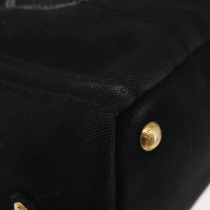 Prada Canapa Tote Canvas, Black, Canvas, Tote Bag