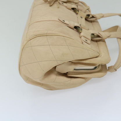 Bally Handbag Leather, ECRU, LEATHER, Handbag