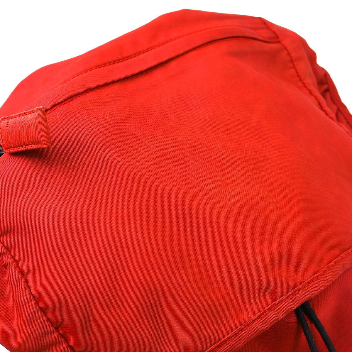 Prada Double Buckle Backpack Tessuto, Red, Nylon, Backpack
