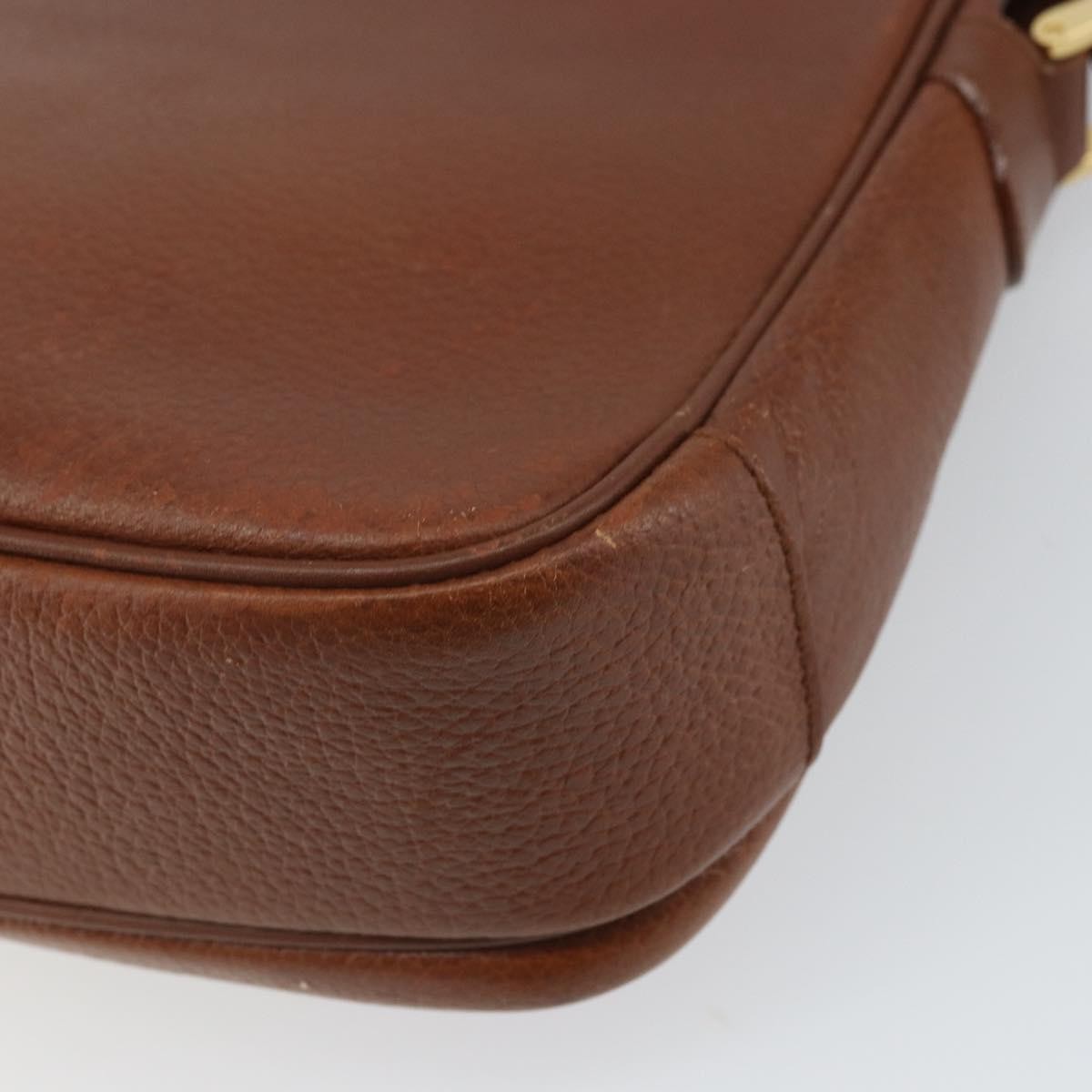 Burberry Vintage Shoulder Bag Leather, BROWN, LEATHER, Shoulder bag