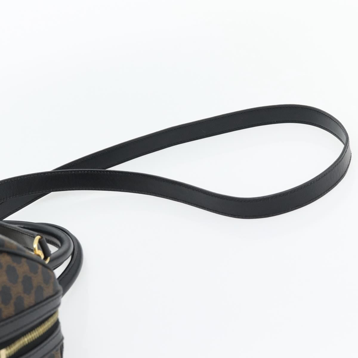 Celine Macadam Handbag Macadam with leather, Black, Canvas, Handbag