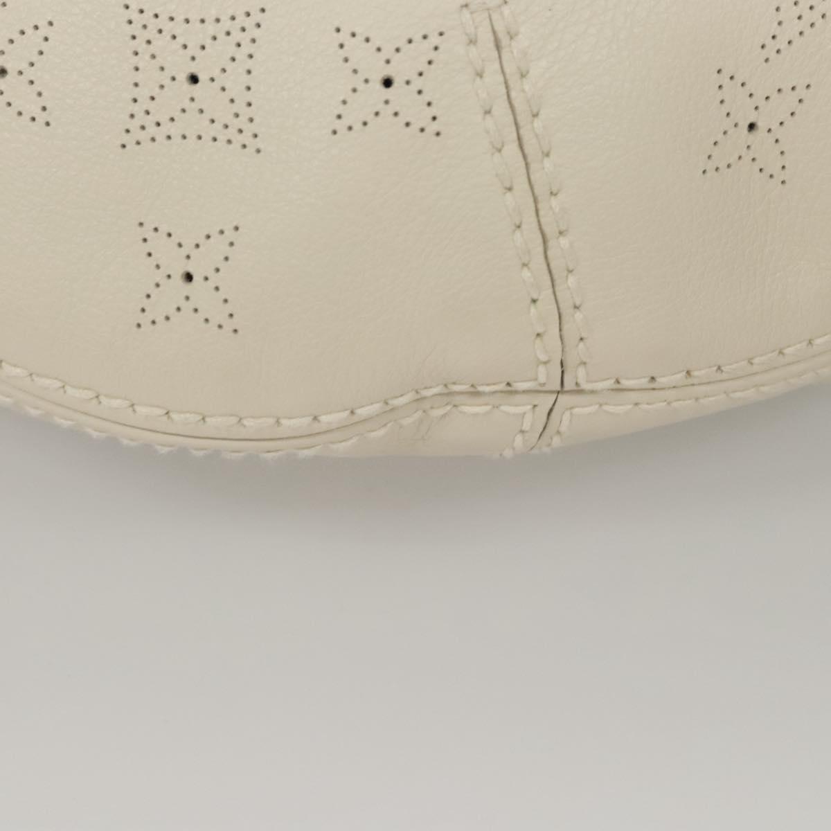 Louis Vuitton Onatah Hobo Mahina Leather, BEIGE, LEATHER, Shoulder bag