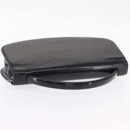 Prada Vintage Handbag Leather, BLACK, LEATHER, Handbag