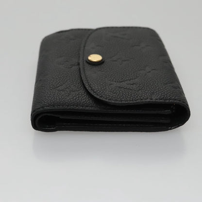 Louis Vuitton Ariane Wallet Monogram Empreinte Leather, BLACK, LEATHER, Wallets