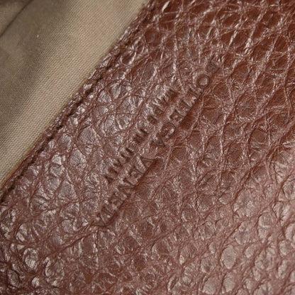 Bottega Veneta Vintage Shoulder Bag Intrecciato Leather, BROWN, LEATHER, Shoulder bag