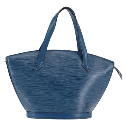 Louis Vuitton Saint Jacques Handbag Epi Leather, BLUE, LEATHER, Shoulder bag
