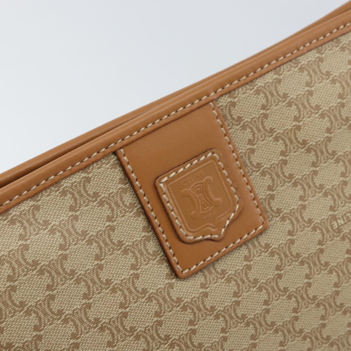 Celine Macadam Pochette Classic, BEIGE, CANVAS, Clutche & pouche