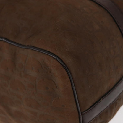 Christian Dior Vintage Trotter Boston Bag Canvas, BROWN, CANVAS, Travel bag