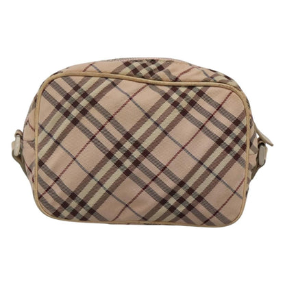 Burberry Nova Check Blue Label Nylon, PINK, NYLON, Shoulder bag