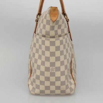 Louis Vuitton Totally Handbag Damier, WHITE, CANVAS, Tote bag