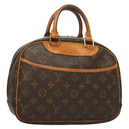 Louis Vuitton Trouville Handbag Monogram Canvas, BROWN, CANVAS, Handbag