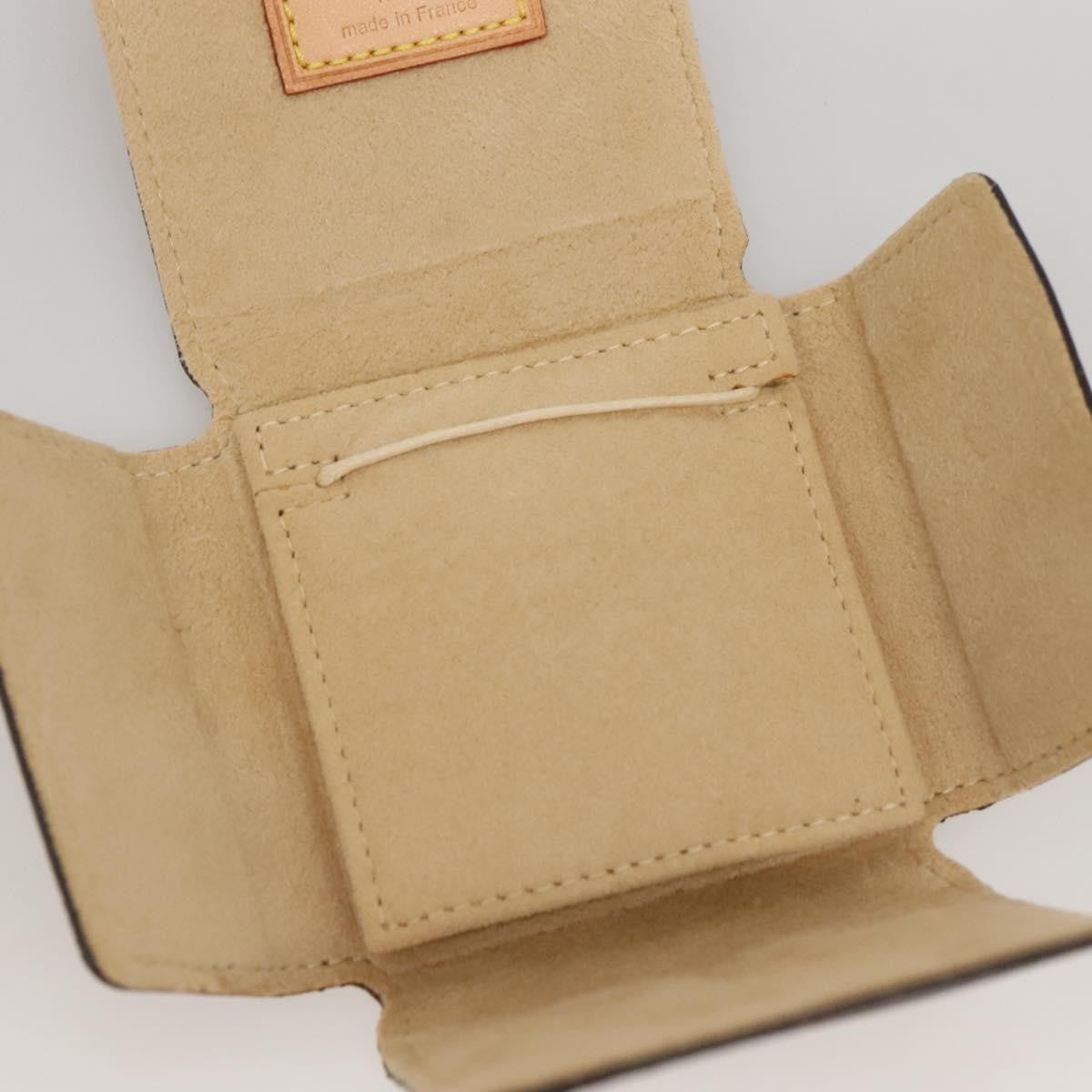 Louis Vuitton CASE JEWELRY BOX Canvas, BROWN, CANVAS, Wallets