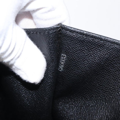 Louis Vuitton Selenga Pochette Taiga Leather, GRAY, LEATHER, Clutche & pouche