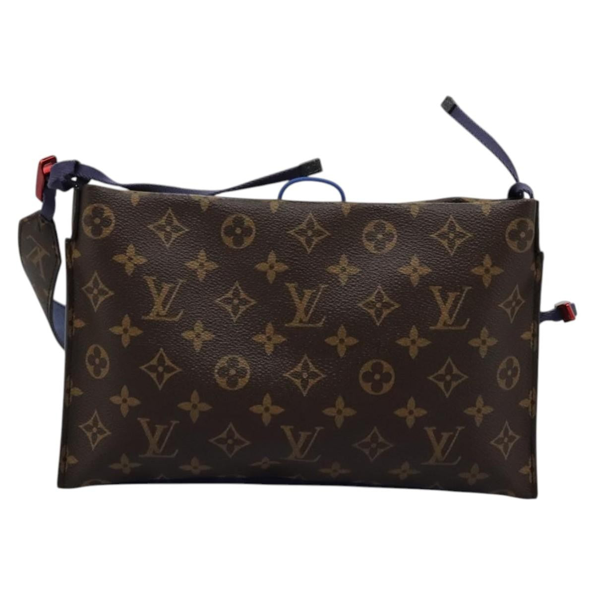 Louis Vuitton Outdoor Pouch Limited Edition Monogram Pacific Canvas, Blue, Canvas, Shoulder Bag