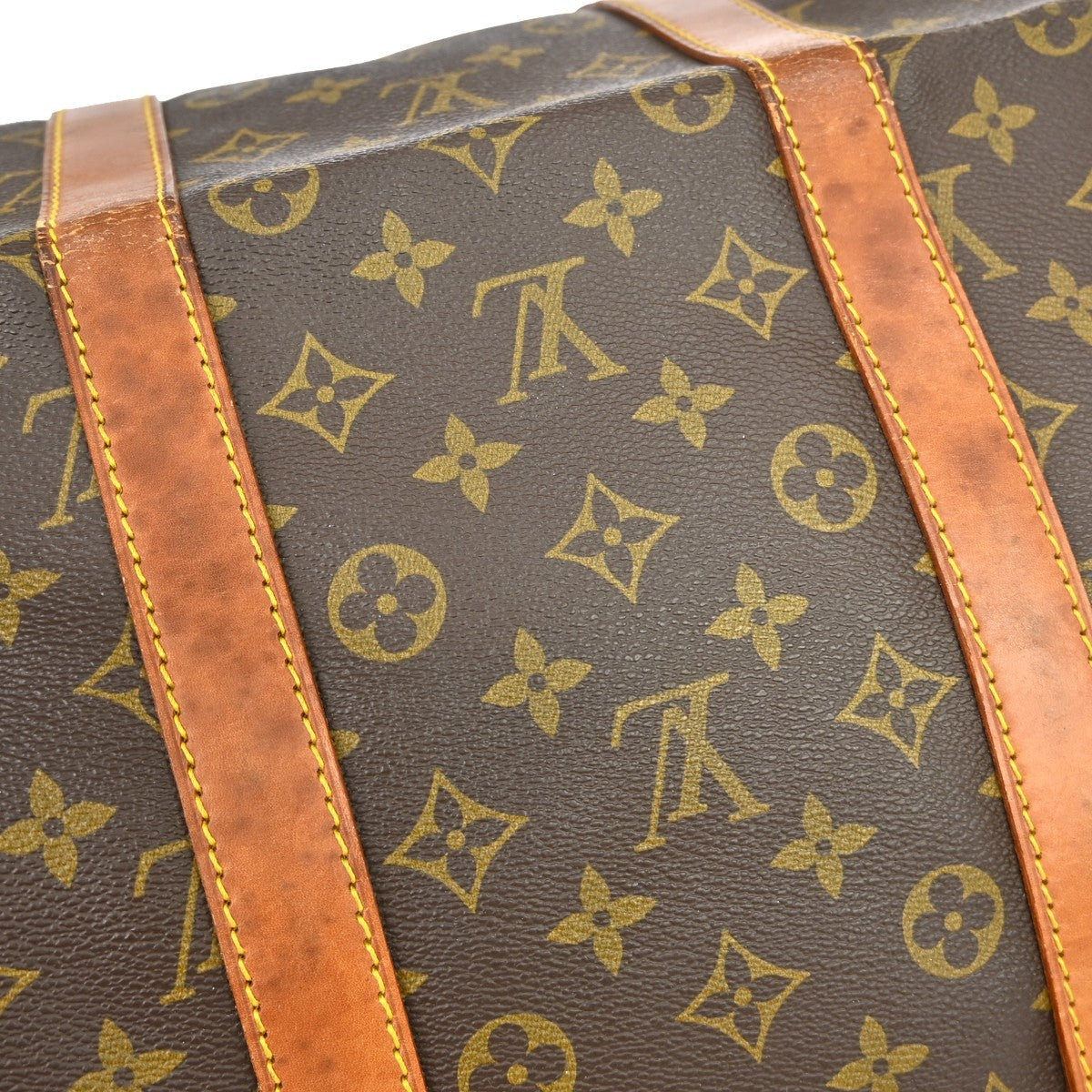 Louis Vuitton Keepall Bag Monogram Canvas, Brown, Canvas, Travel Bag