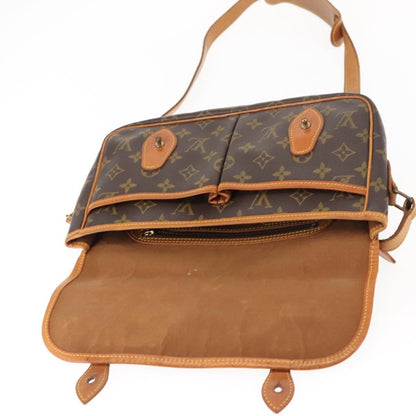 Louis Vuitton Sac Gibeciere Messenger Bag Monogram Canvas, BROWN, CANVAS, Crossbody bag