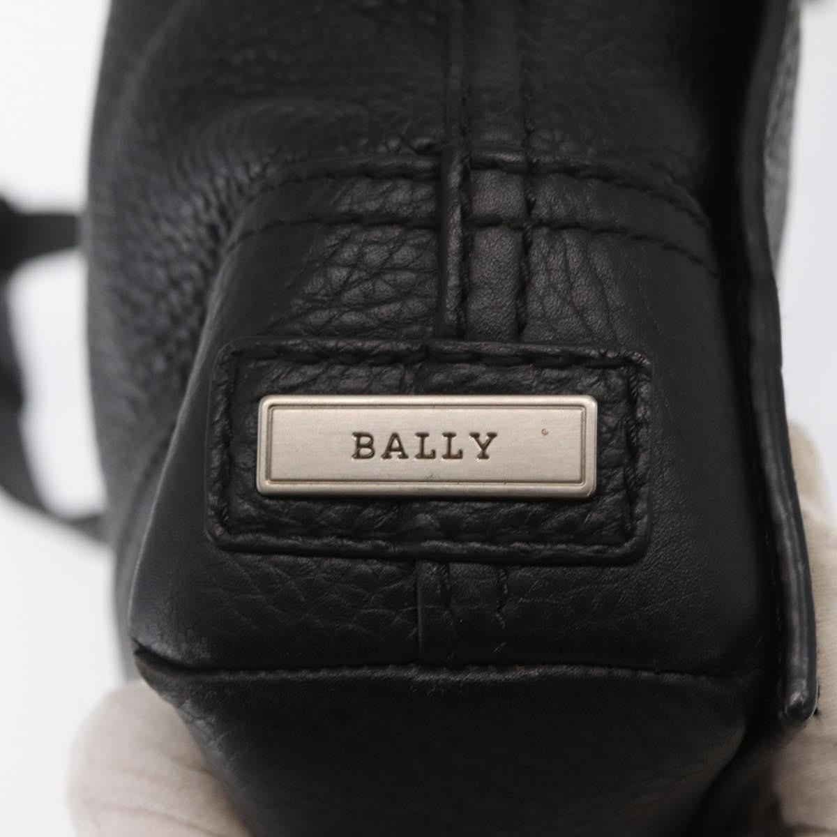 Bally Vintage Shoulder Bag Leather, BLACK, LEATHER, Shoulder bag