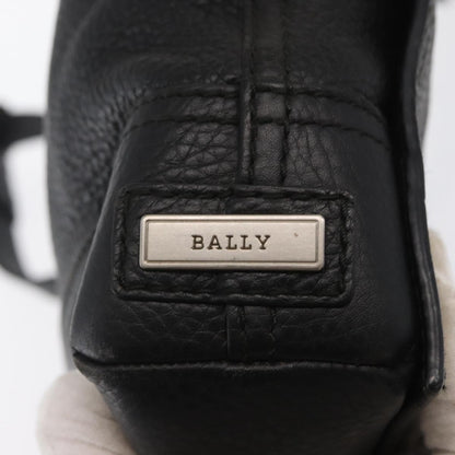 Bally Vintage Shoulder Bag Leather, BLACK, LEATHER, Shoulder bag