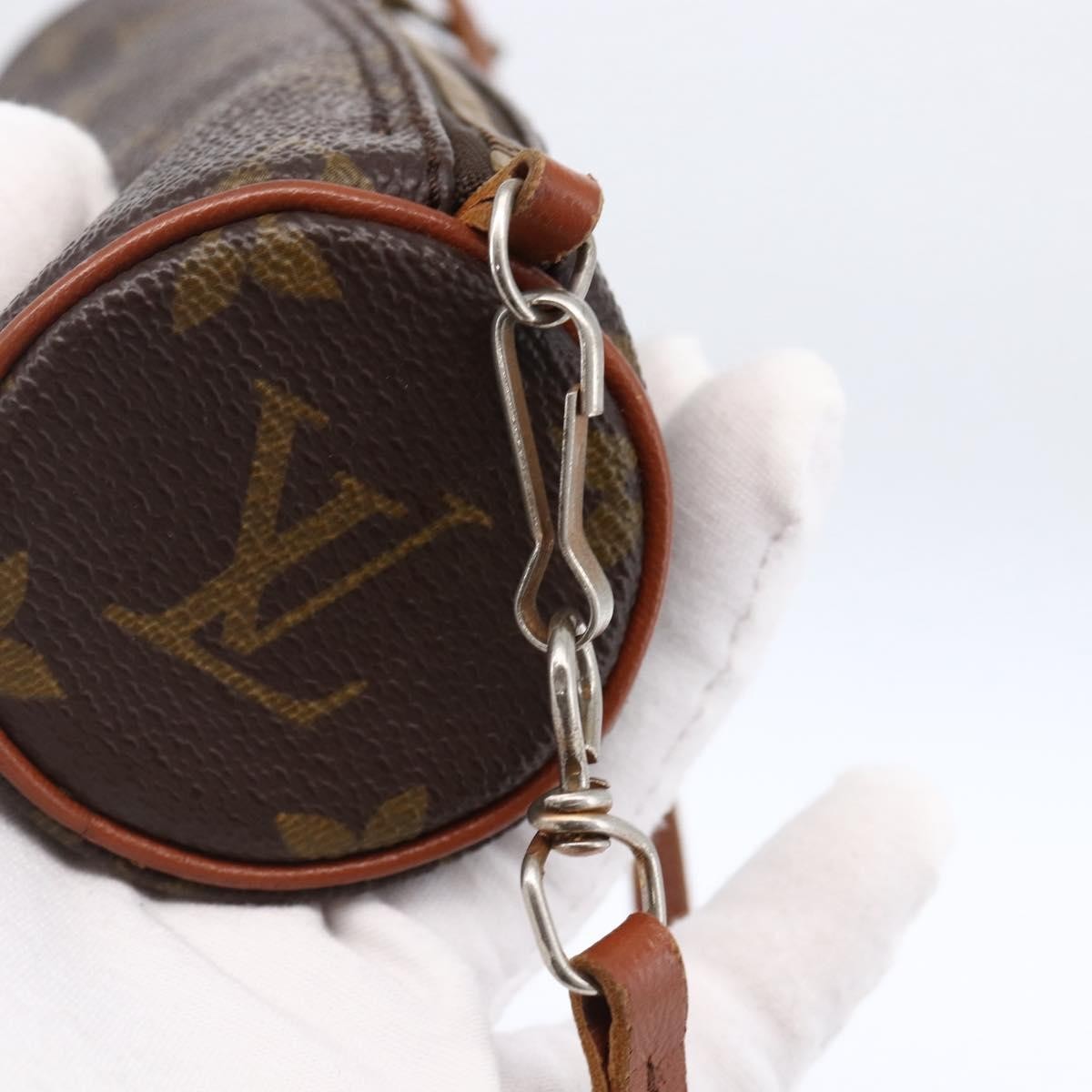 Louis Vuitton Papillon Pochette Monogram Canvas, BROWN, CANVAS, Clutche & pouche