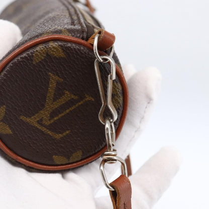 Louis Vuitton Papillon Pochette Monogram Canvas, BROWN, CANVAS, Clutche & pouche