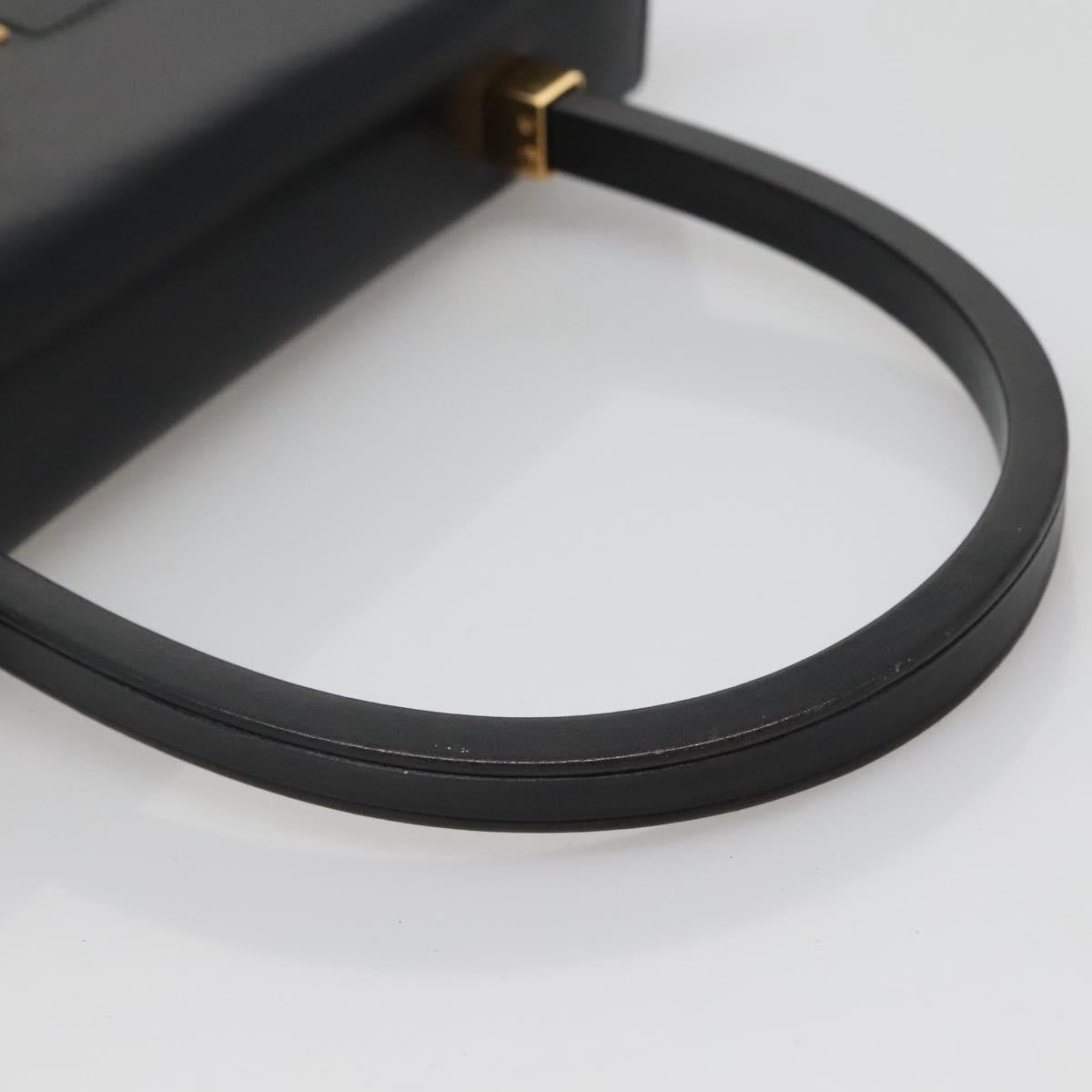 Gucci Vintage Handbag Leather, BLACK, LEATHER, Handbag