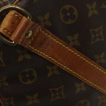 Louis Vuitton Keepall Bandouliere Bag Monogram Canvas, BROWN, CANVAS, Travel bag