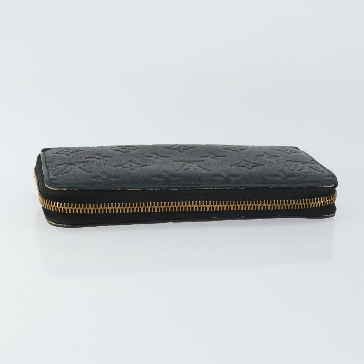 Louis Vuitton Zippy Wallet NM Leather Empreinte, BLACK, LEATHER, Wallets