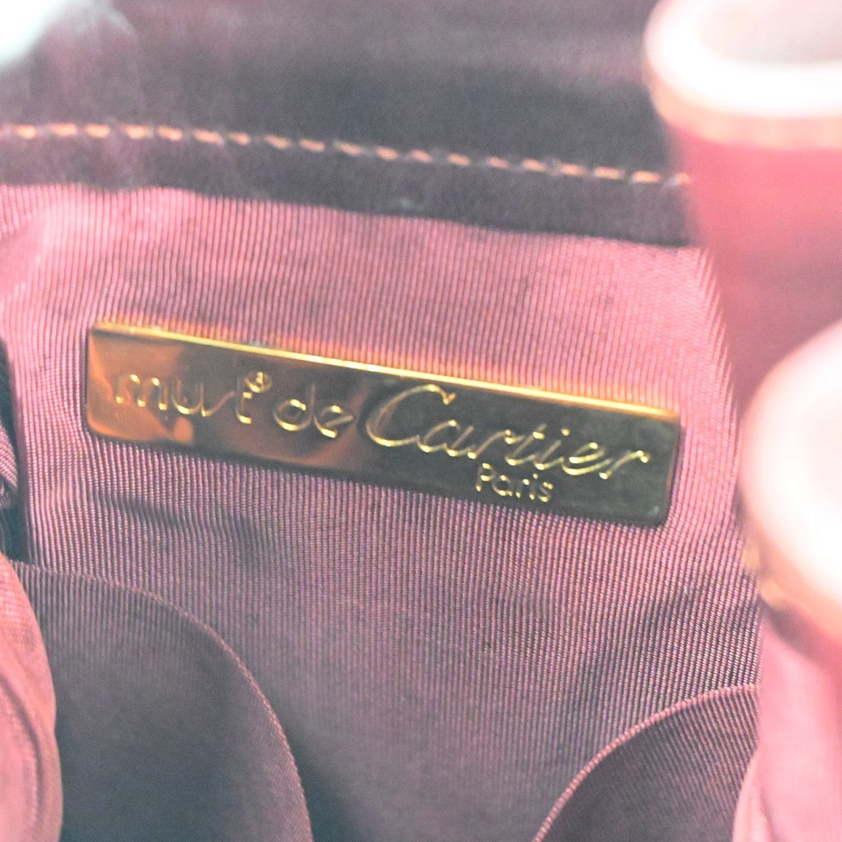 cartier Must de cartier bag Leather, RED, LEATHER, Shoulder bag